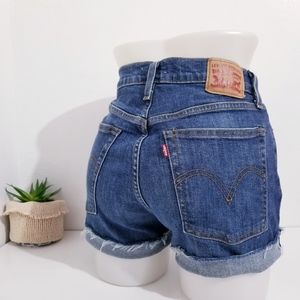 Levi's cut off shorts